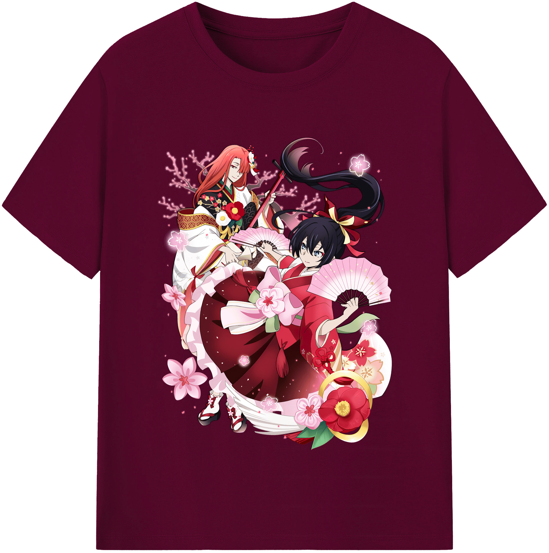 （画像用） 文豪ストレイドッグス Bungo Stray Dogs レディースカジュアルプリントTシャツ（綿100％）